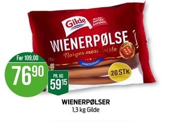 Kiwi Wienerpølser tilbud