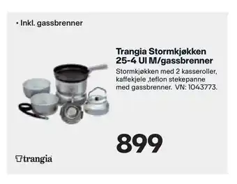 XXL Sport Trangia Stormkjøkken 25-4 Ul M/gassbrenner tilbud