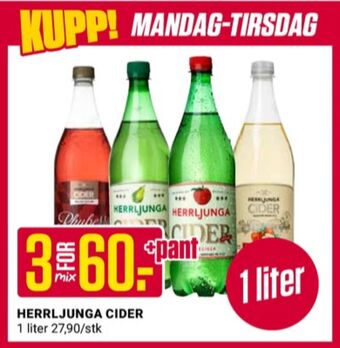 Europris Herrljunga cider tilbud