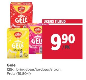 Meny Freia gele tilbud