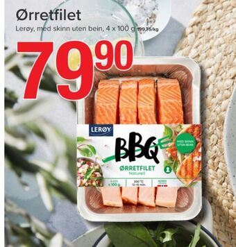 Spar Lerøy laksefilet tilbud