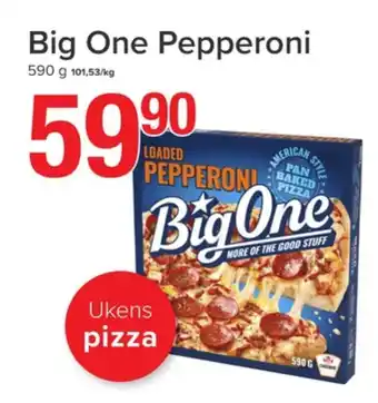 Spar Big one pizza tilbud