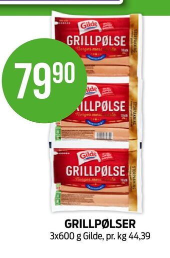 Kiwi Grillpølser tilbud