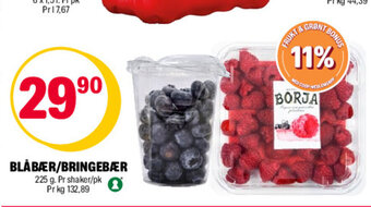 Coop Extra Blåbær/Bringebær tilbud