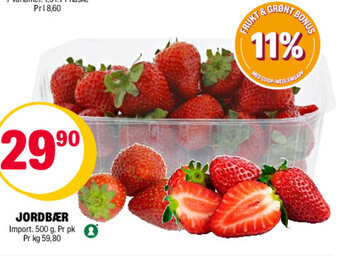 Coop Extra Jordbær tilbud