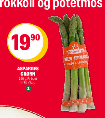 Coop Extra Asparges grønn tilbud