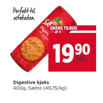 Meny Digestive kjeks tilbud
