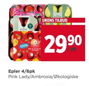Meny Epler 4/6pk tilbud