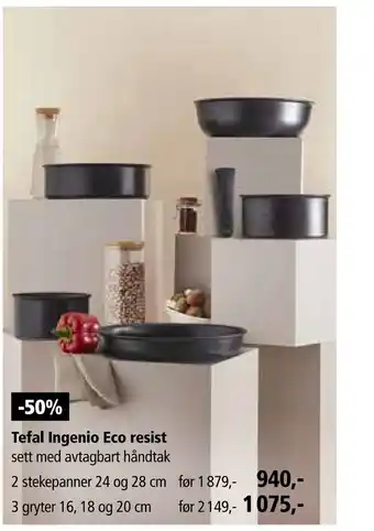 Kitch'n Tefal Ingenio Eco resist tilbud
