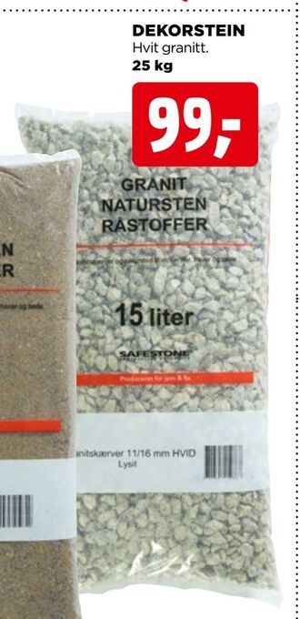 jem & fix Dekorstein tilbud