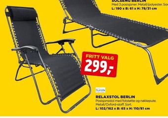 jem & fix Relaxstol berlin tilbud
