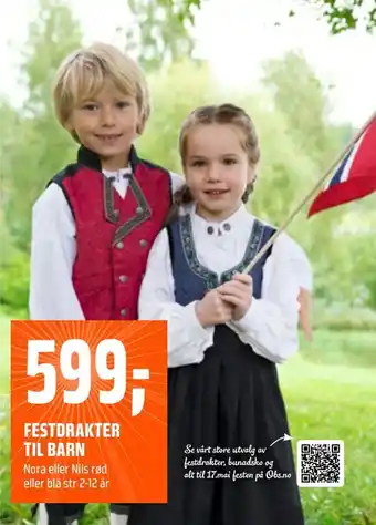 Coop Obs Festdrakter til barn tilbud
