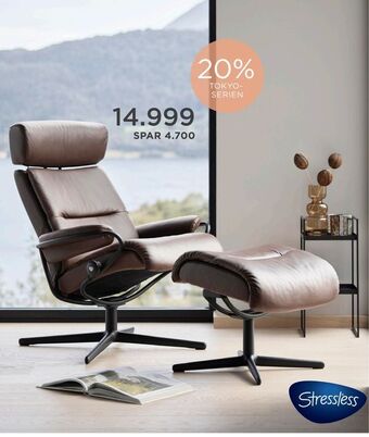 Møbelringen Stressless® Tokyo Cross hvilestol tilbud