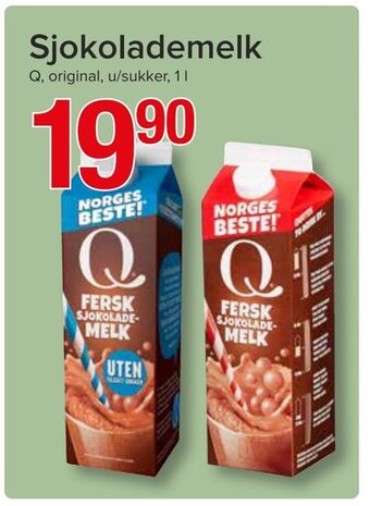 Spar Sjokolademelk tilbud