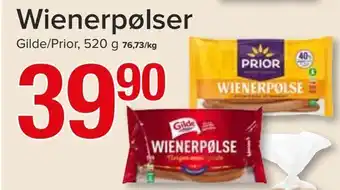 Spar Gilde/Prior, 520 g tilbud