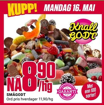 Europris Smågodt tilbud