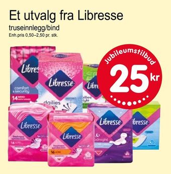 Joker Et utvalg fra Libresse tilbud