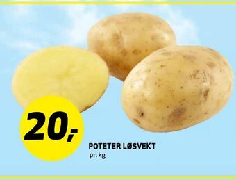 Bunnpris Poteter løsvekt tilbud