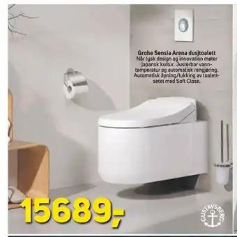 Megaflis Grohe Sensia Arena dusjtoalett tilbud
