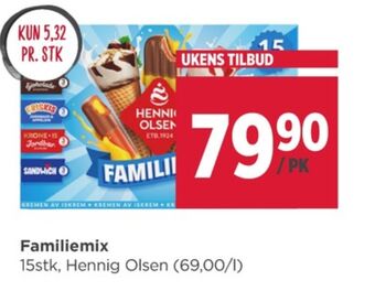 Meny Hennig-olsen ispinner tilbud