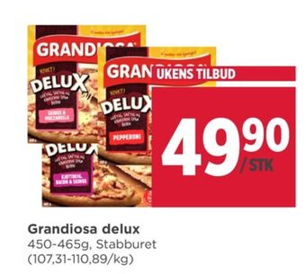 Meny Grandiosa pizza tilbud