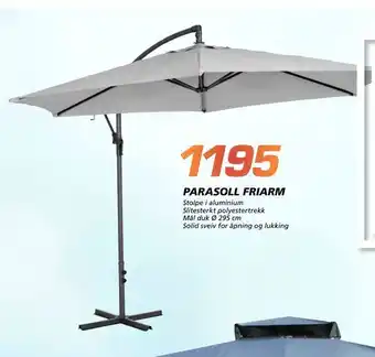 Coop Byggmix Parasoll friarm tilbud