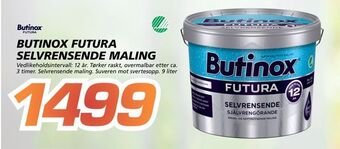 Coop Byggmix Butinox futura selvrensende maling tilbud