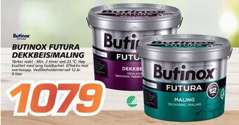 Coop Byggmix Butinox futura dekkbeis/maling tilbud