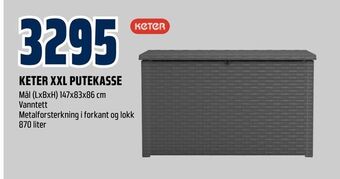 Obs Bygg Keter xxl putekasse tilbud