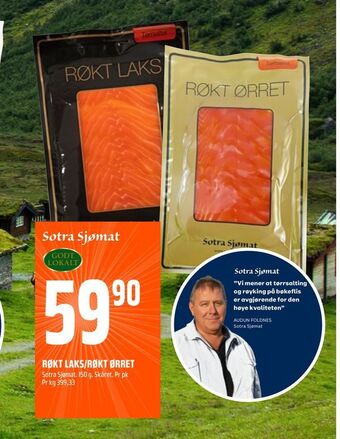 Coop Obs Røkt laks/røkt ørret tilbud