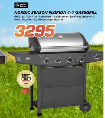 Coop Byggmix Nordic season florida 4+1 gassgrill tilbud