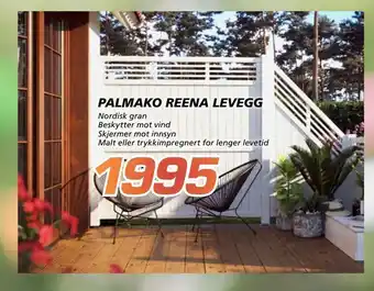 Coop Byggmix Palmako reena levegg tilbud