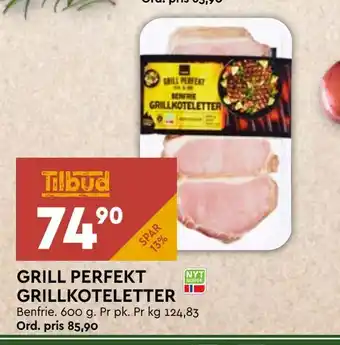 Coop Mega Grill perfekt grillkoteletter tilbud