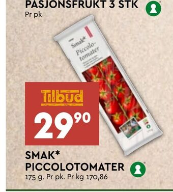 Coop Mega Smak* piccolotomater tilbud