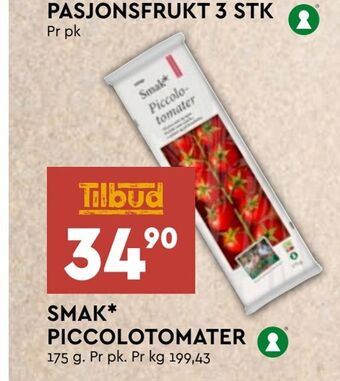 Coop Mega Smak* piccolotomater tilbud
