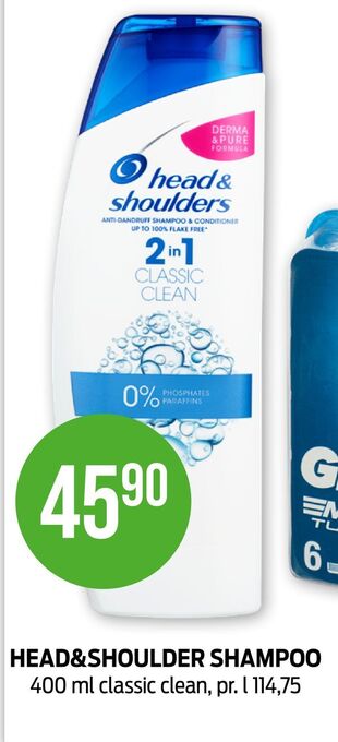 Kiwi Head&shoulder shampoo tilbud