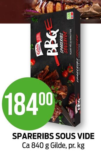 Kiwi Spareribs sous vide tilbud