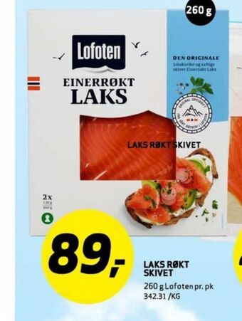 Bunnpris Lofoten laks tilbud