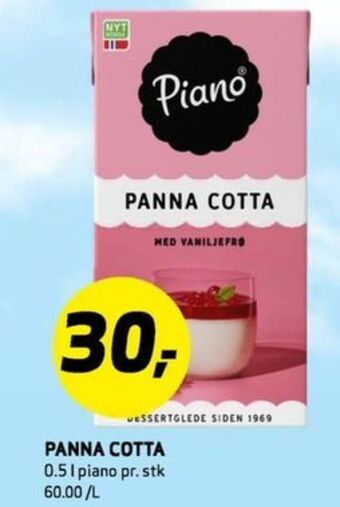 Bunnpris Piano dessertsaus tilbud