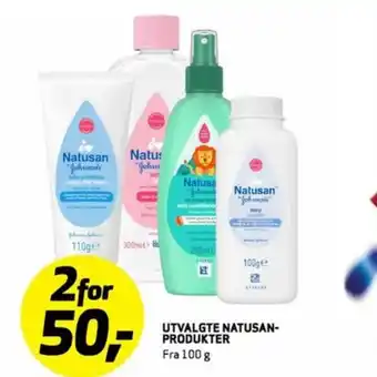 Bunnpris Natusan baby lotion tilbud