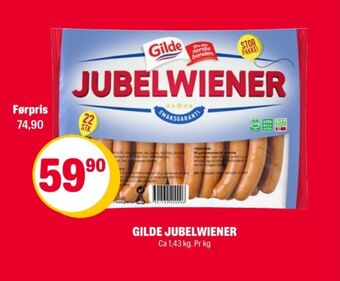 Coop Extra Gilde wienerpølser tilbud