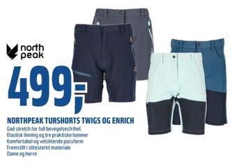 Coop Obs Northpeak shorts tilbud