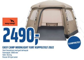 Coop Obs Easy camp telt tilbud