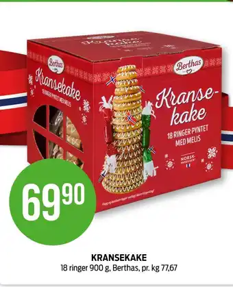 Kiwi Berthas kaker tilbud