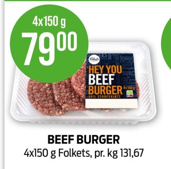 Kiwi Folkets burger tilbud