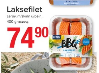 Spar Lerøy laksefilet tilbud