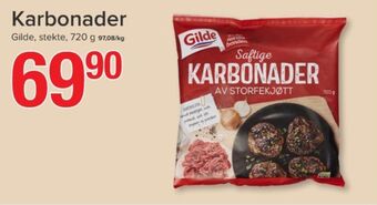 Spar Gilde karbonader tilbud