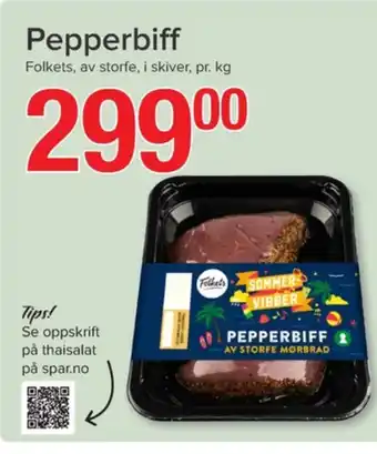 Spar Folkets biff tilbud