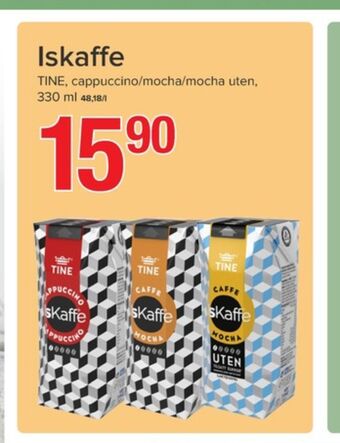 Spar Tine iskaffe tilbud