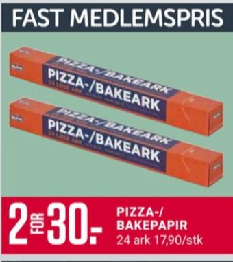 Europris Ukjent bakepapir tilbud